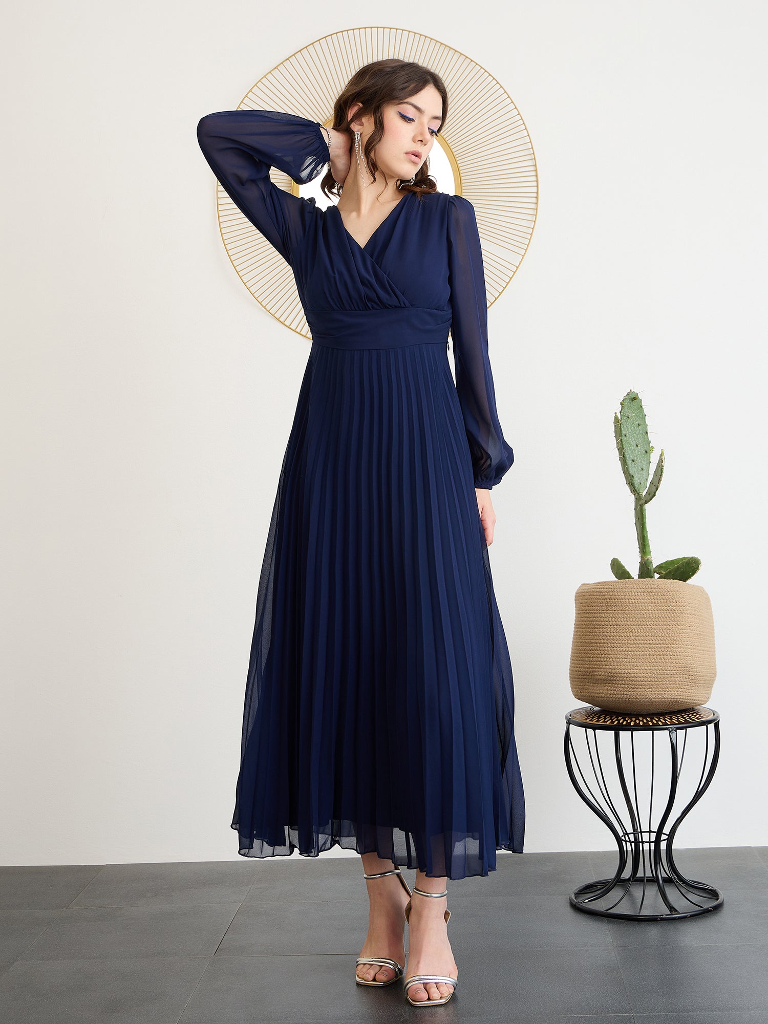 women's navy blue dresses casual CUPSHE Fall Dresses for Women V Neck Long Sleeve Tunic Waist Slit A Line Midi Casual Dress Navy Blue, XS at Amazon Women's Clothing store