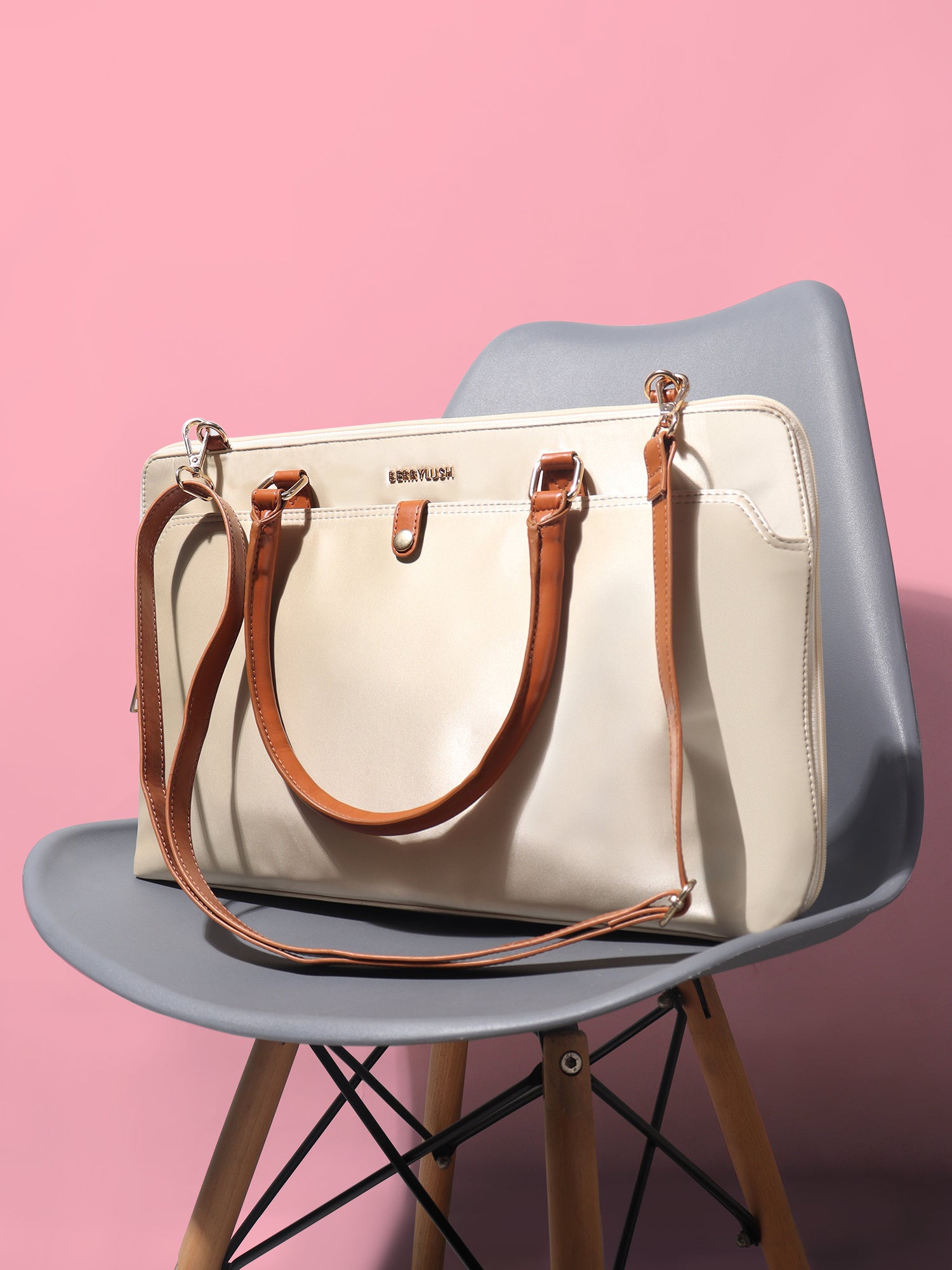 Laptop Backpack Purse for Women Large Designer PU Leather Laptop Bag,  Ladies