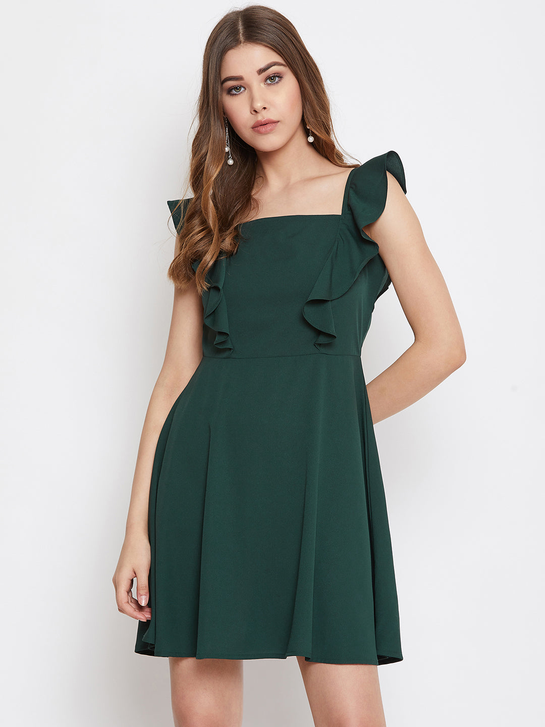 berrylush green dress Buy Berrylush Curve Plus Size Green Puff Sleeves Smocked Empire Dress - Dresses for Women 25764836