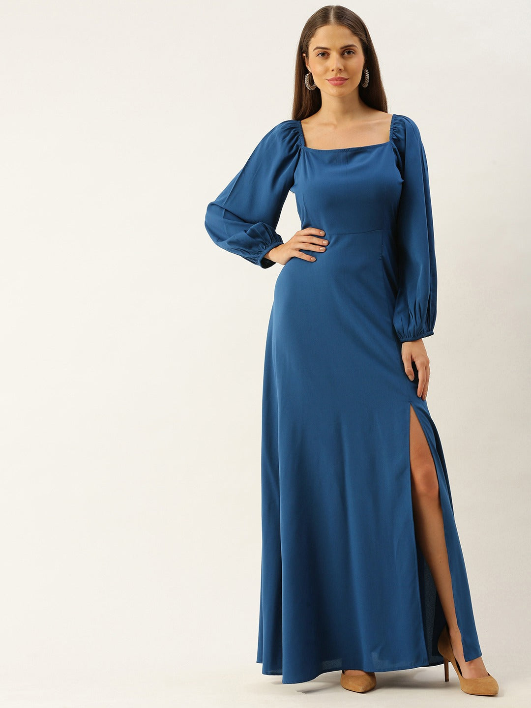 slim fit dress for ladies Women's Beaded Slim Fit Temperament Elegant Long Party Evening Dresses - Ladies Dress and Women Dress price