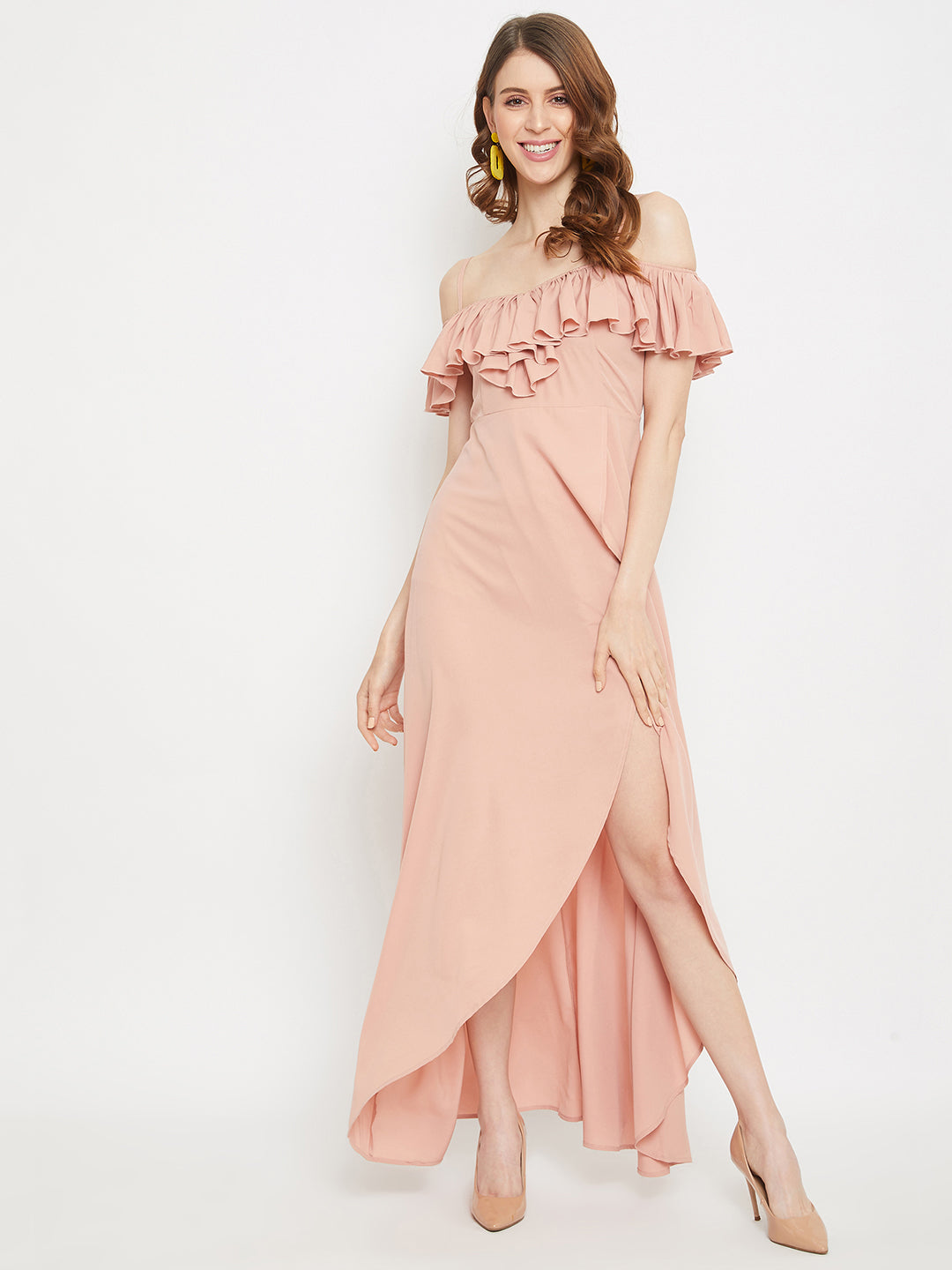sachin and babi light blue dress PRETTYGARDEN Women's Maxi Dress Summer Off Shoulder Smocked Tiered Ruffle  Long Flowy Dresses Casual Beach Sundress main image 0