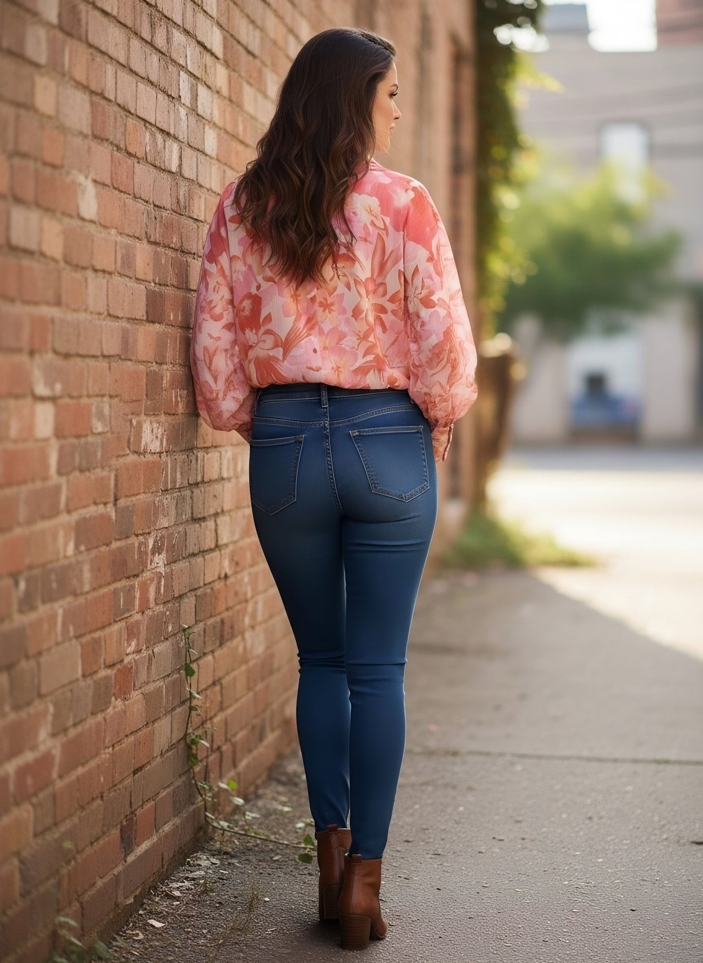 Berrylush Women Pink Floral Print Spread Collar Long Sleeves Casual Regular Shirt