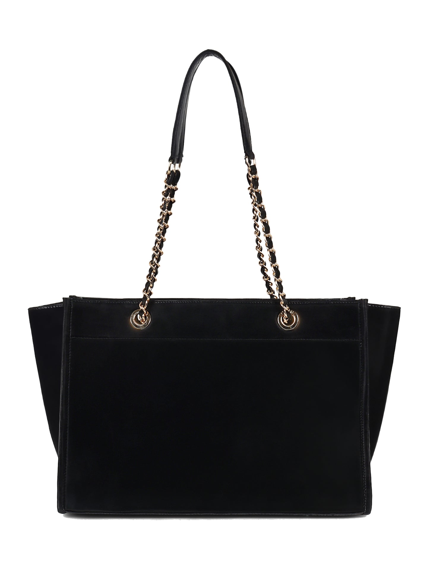 Berrylush Women Black Colorful Berrylush Applique Oversized Shoulder Bag