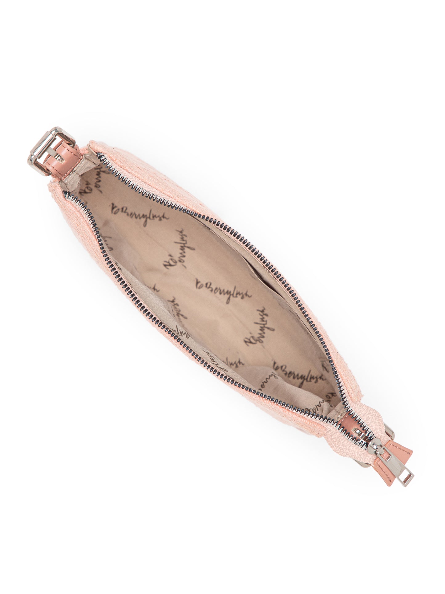 Berrylush Women Pink Geometric Print Cotton Regular Handheld Bag