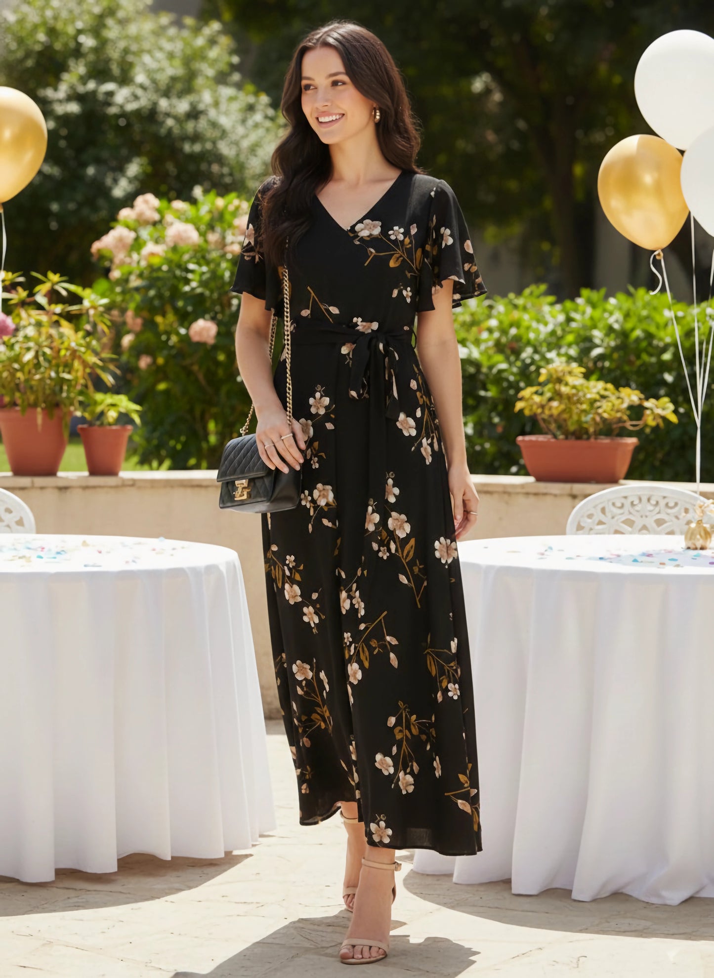black floral dress for women Embroidered Mermaid Maxi | Womens | XX-Small (Available in XS, S, M, L, XL) | 100% Polyester | Lulus Floral Maxi Dress Kohls Black