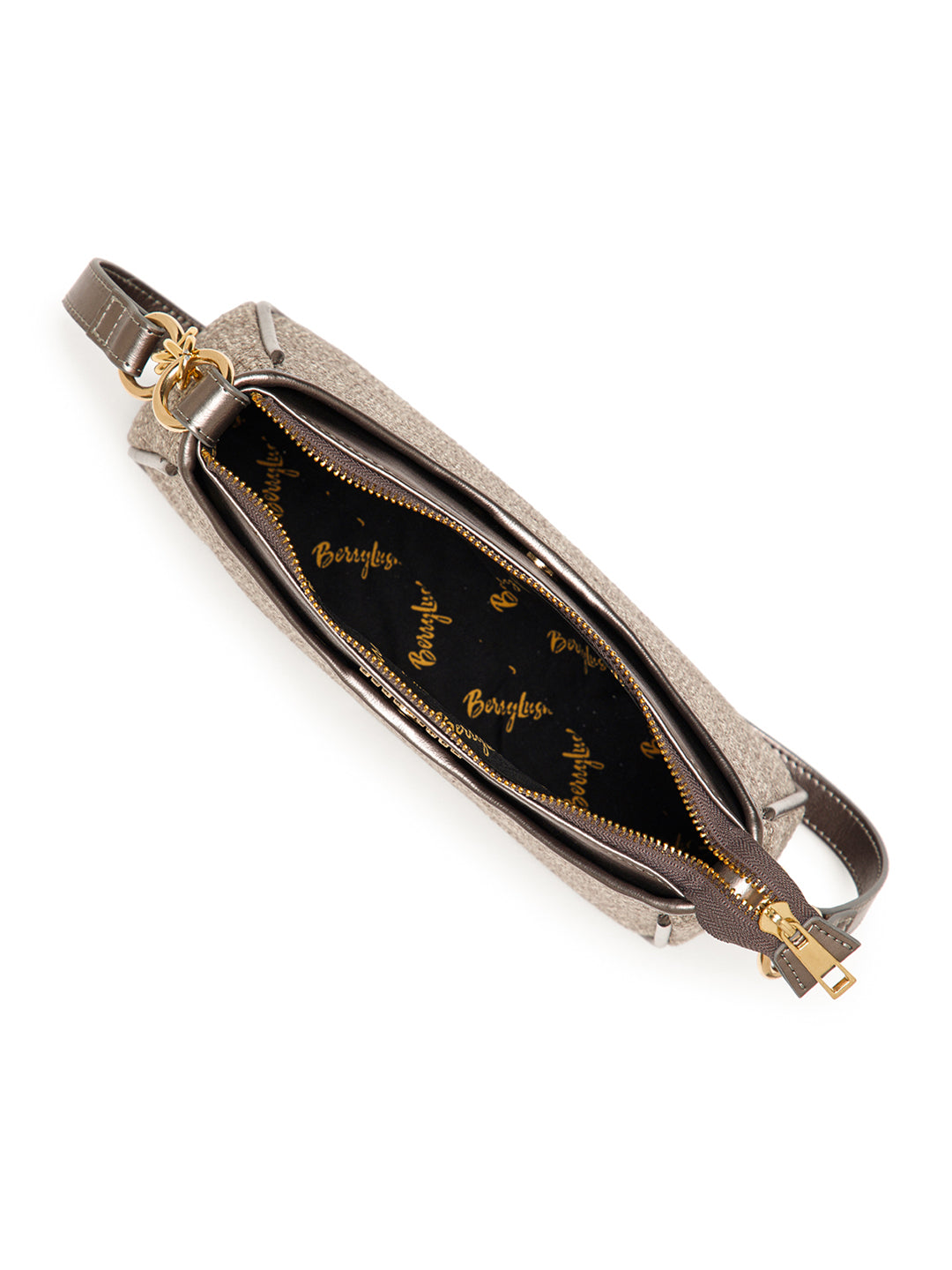 Berrylush Women Grey Checked One Handle Smart Casual Regular Shoulder Bag