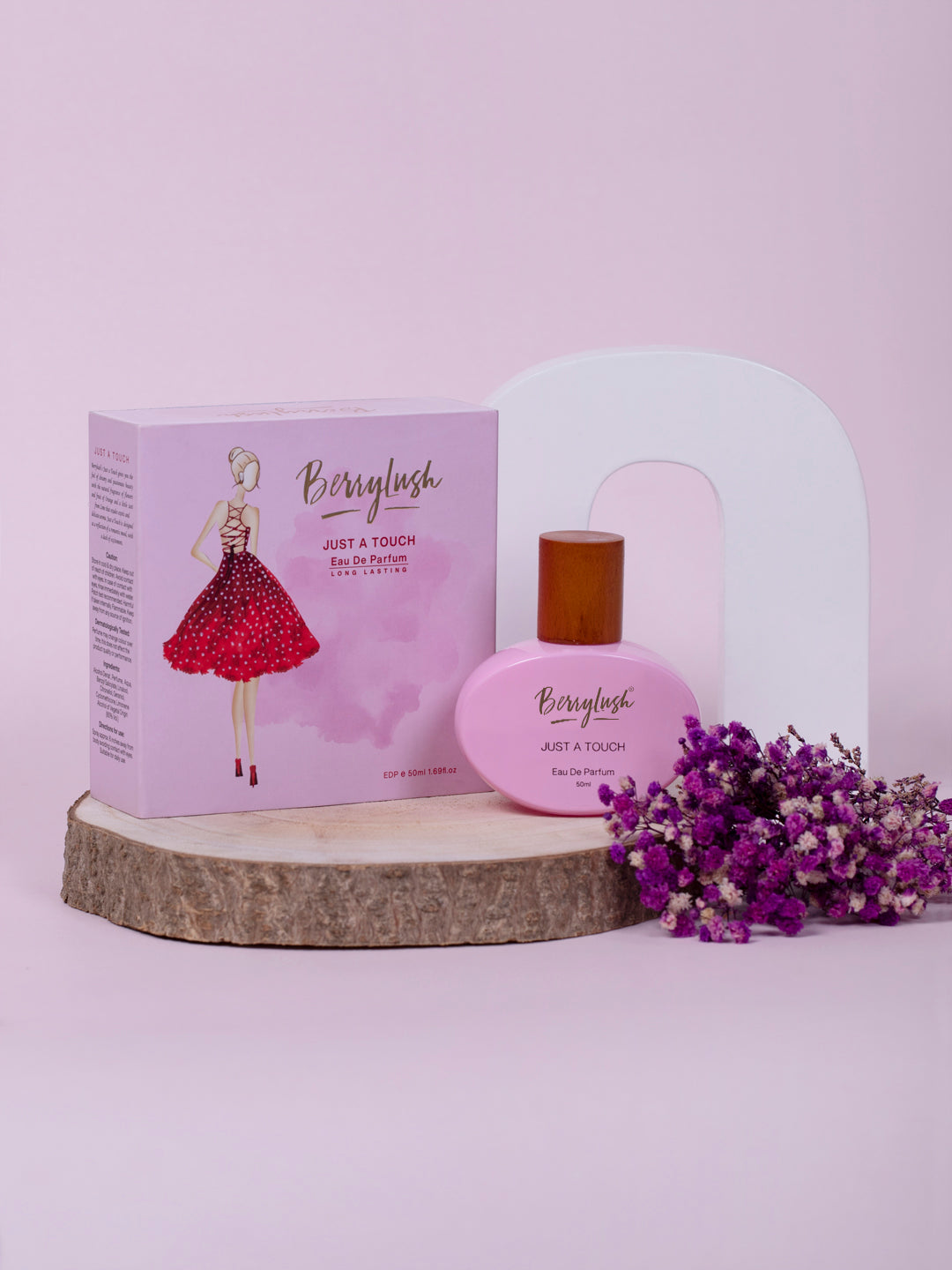 Berrylush Women Just A Touch Eau De Parfum Long Lasting Date Perfume - 50ml