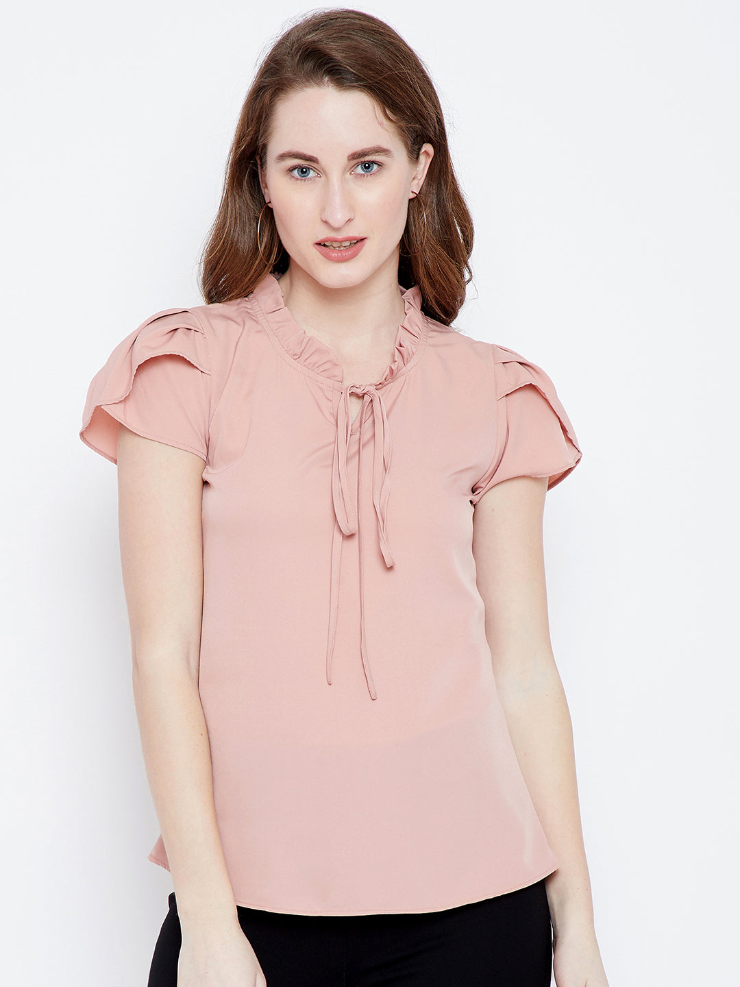 Pink Petal Sleeve Top - Berrylush