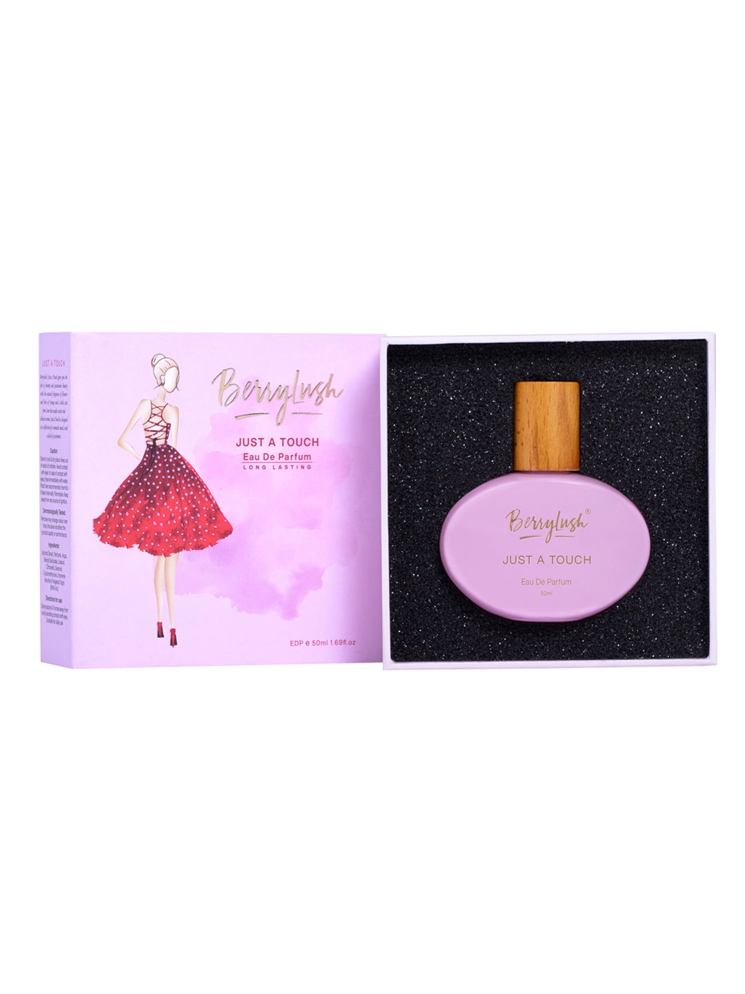Berrylush Women Just A Touch Eau De Parfum Long Lasting Date Perfume - 50ml