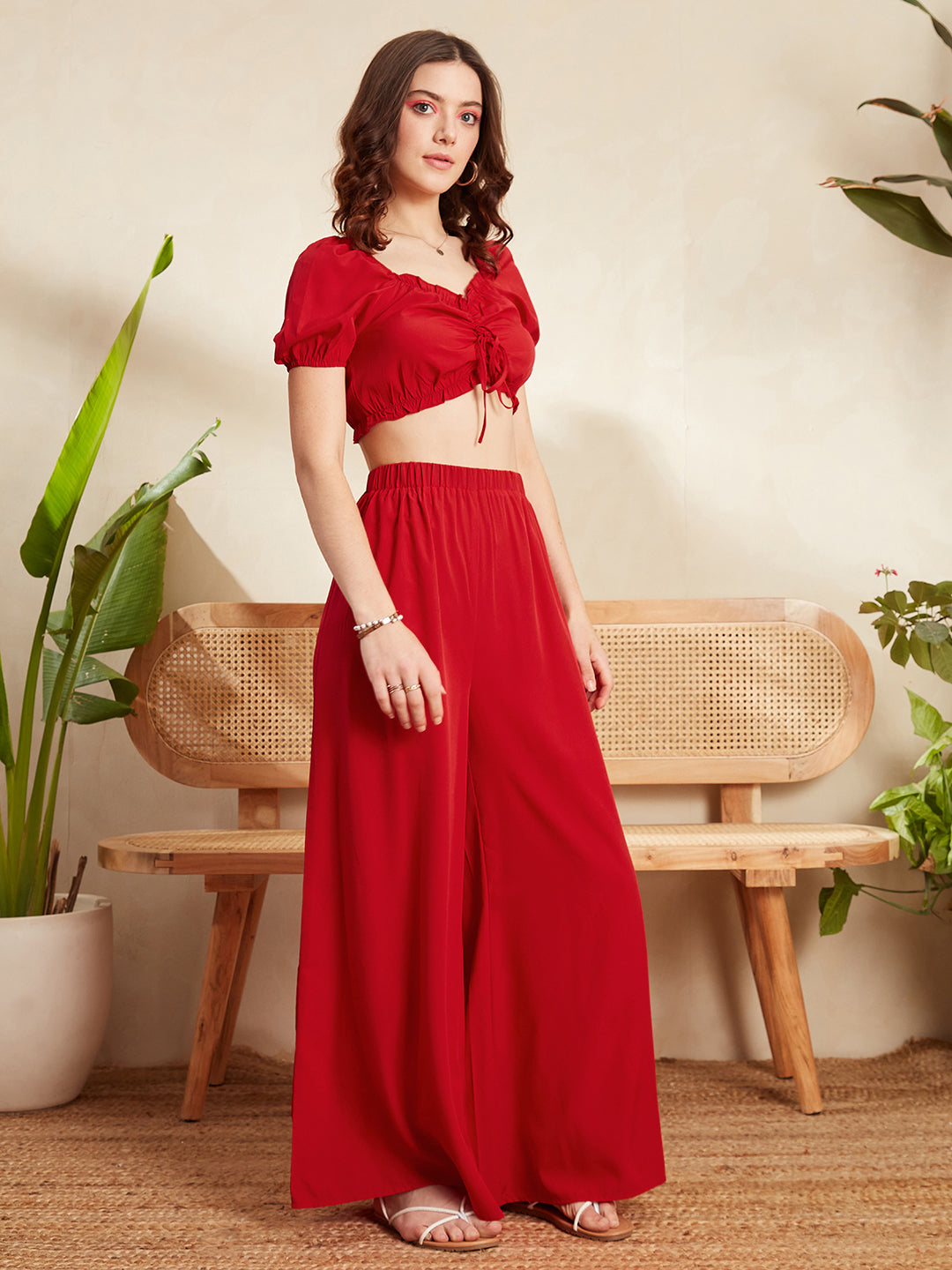 Beautiful Two Piece Crop Top Pants Set Dress for Women in Lekki - Clothing,  Dales Store Ng | Jiji.ng