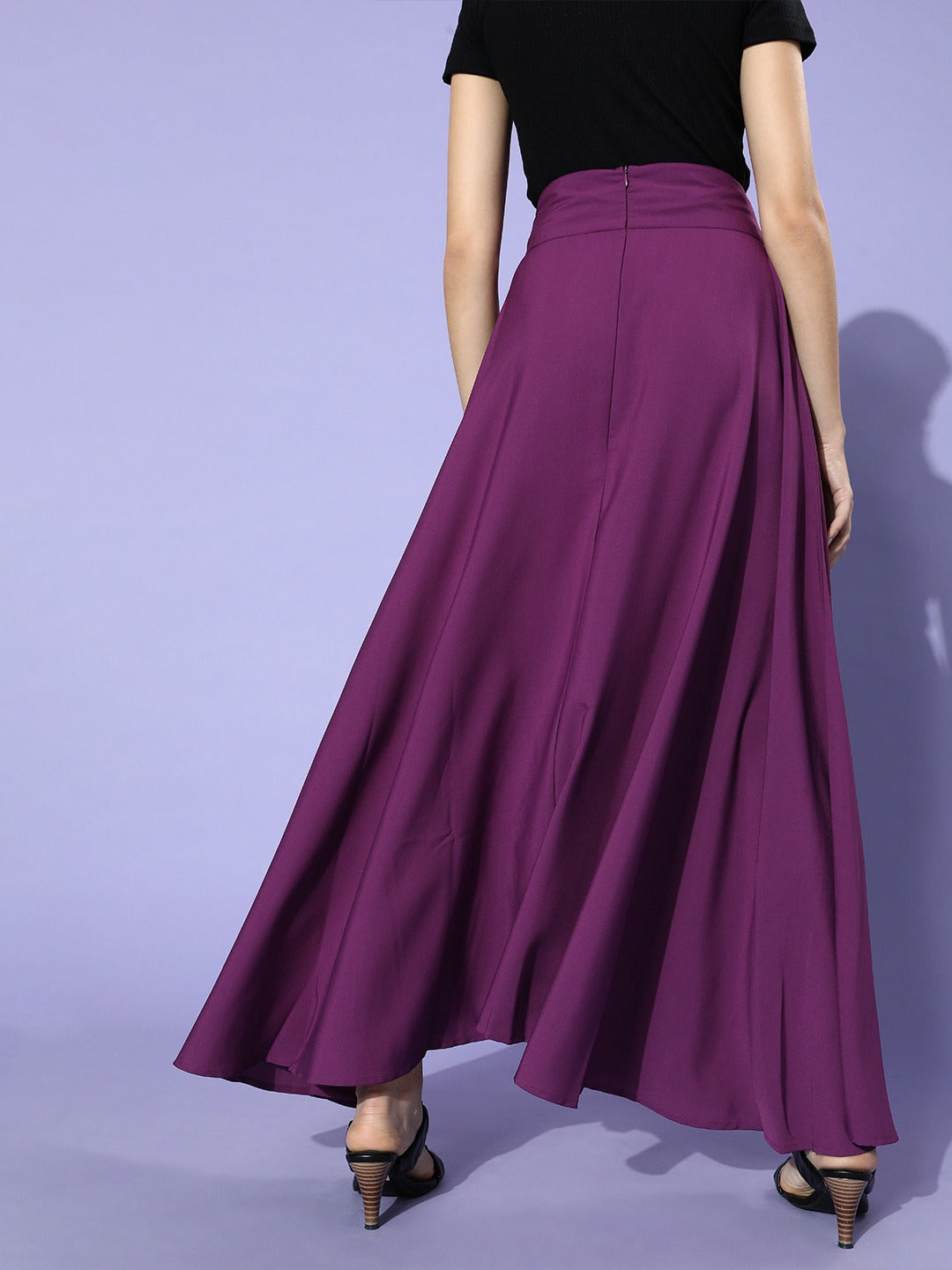 Light Purple Bridesmaid Skirt. Light Purple Maxi Skirt. Long Evening Skirt.  Floor Length Skirt. - Etsy