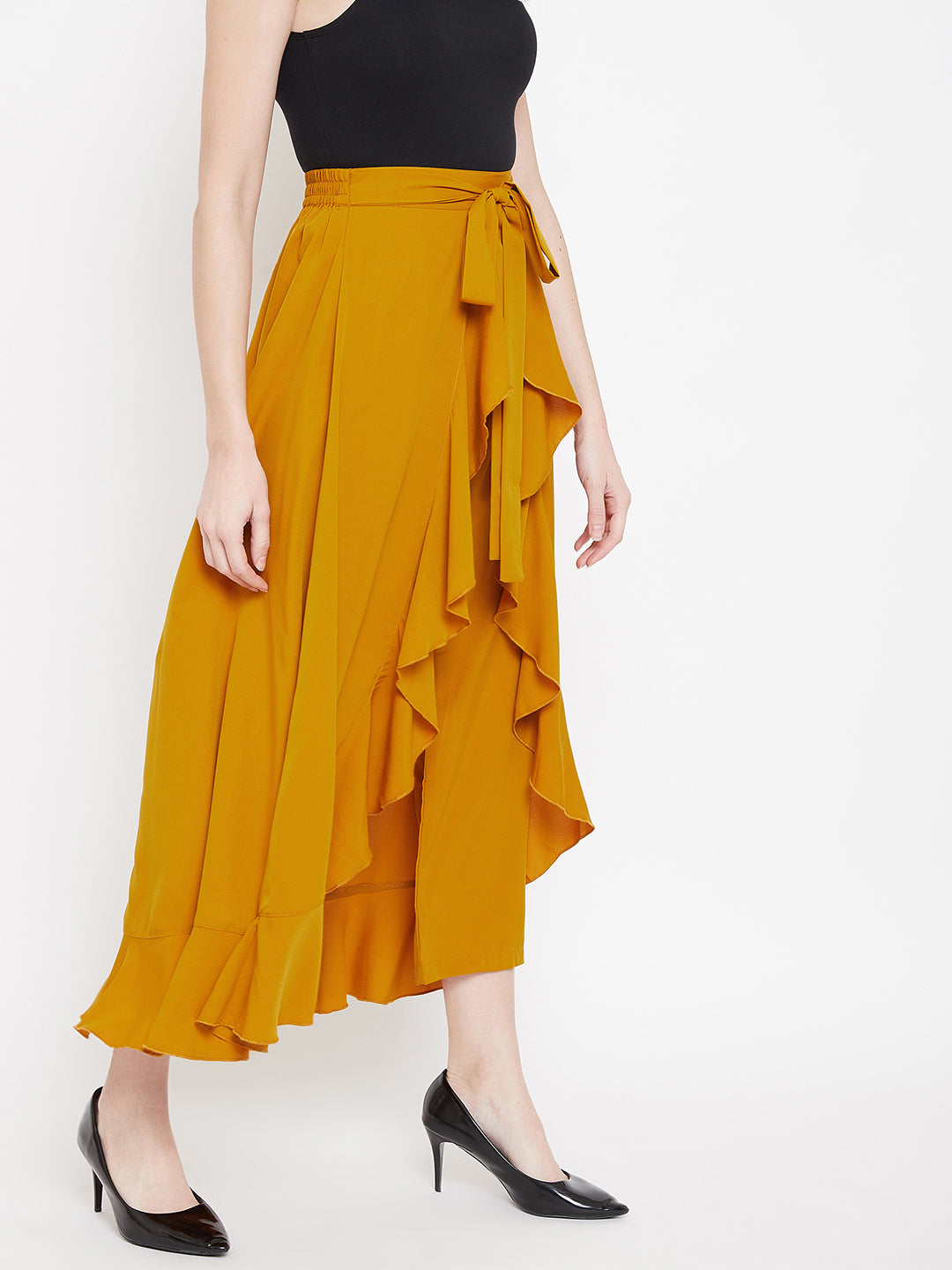 Mustard yellow maxi skirt Clearance