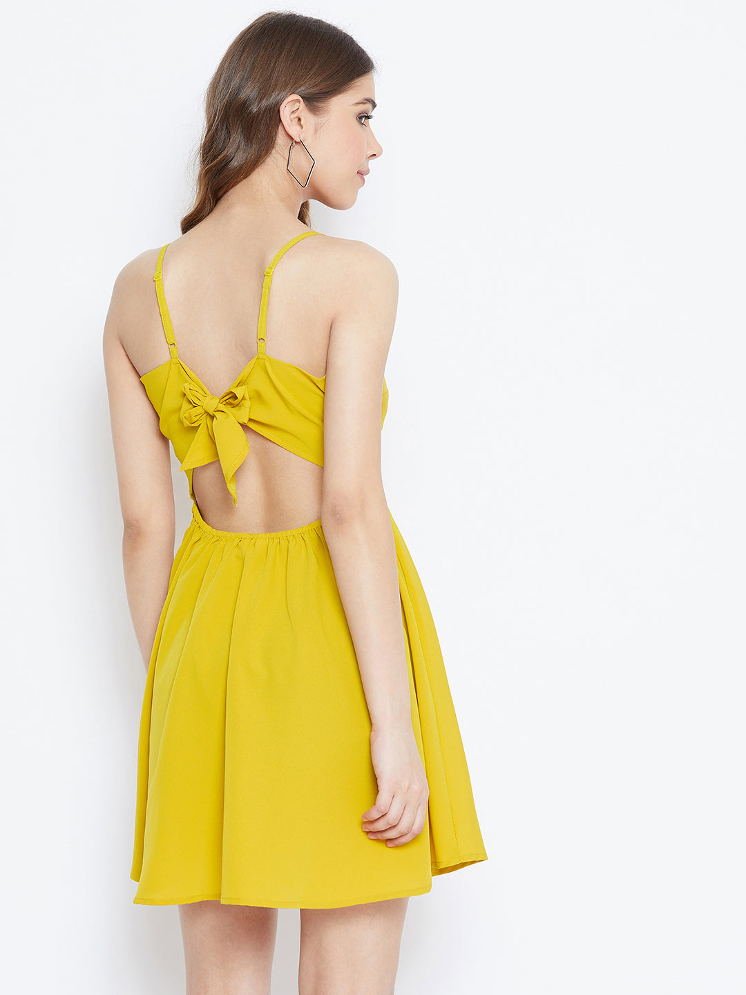 Yellow Cutout Dress | Forever 21